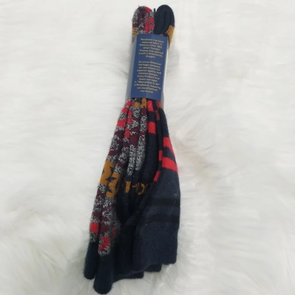 Two Pack of Pendleton Wool Socks Large Men NWT